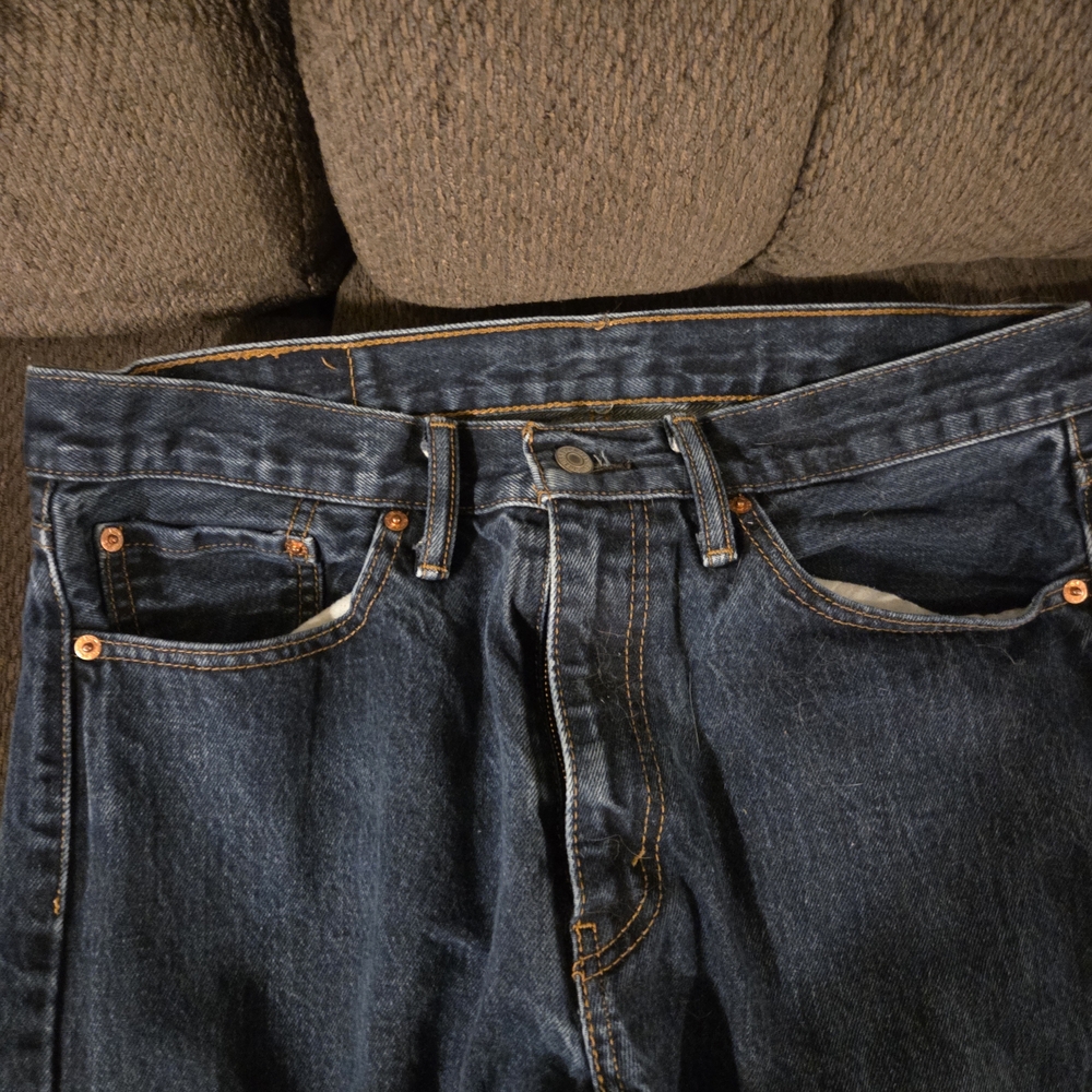 Signature by Levi Strauss Dark Blue Relaxed Jeans